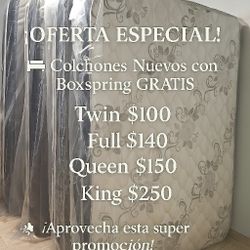 Mattress Pillow Top New 