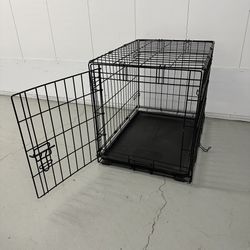 EveryYay Folding Dog Animal Crate Kennel - 24” Long