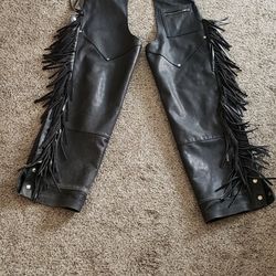 Harley Leather Motorcycle Chaps 