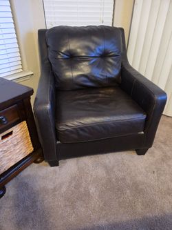 Brown Leather Chair