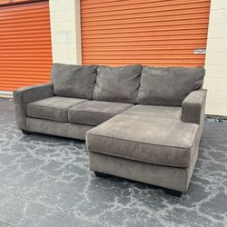 Free Delivery - Gray Ashley Sectional Couch with Reversible Chaise