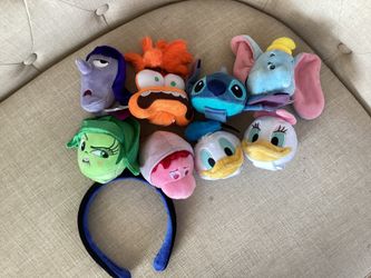 Disney authentic headband w 8 characters