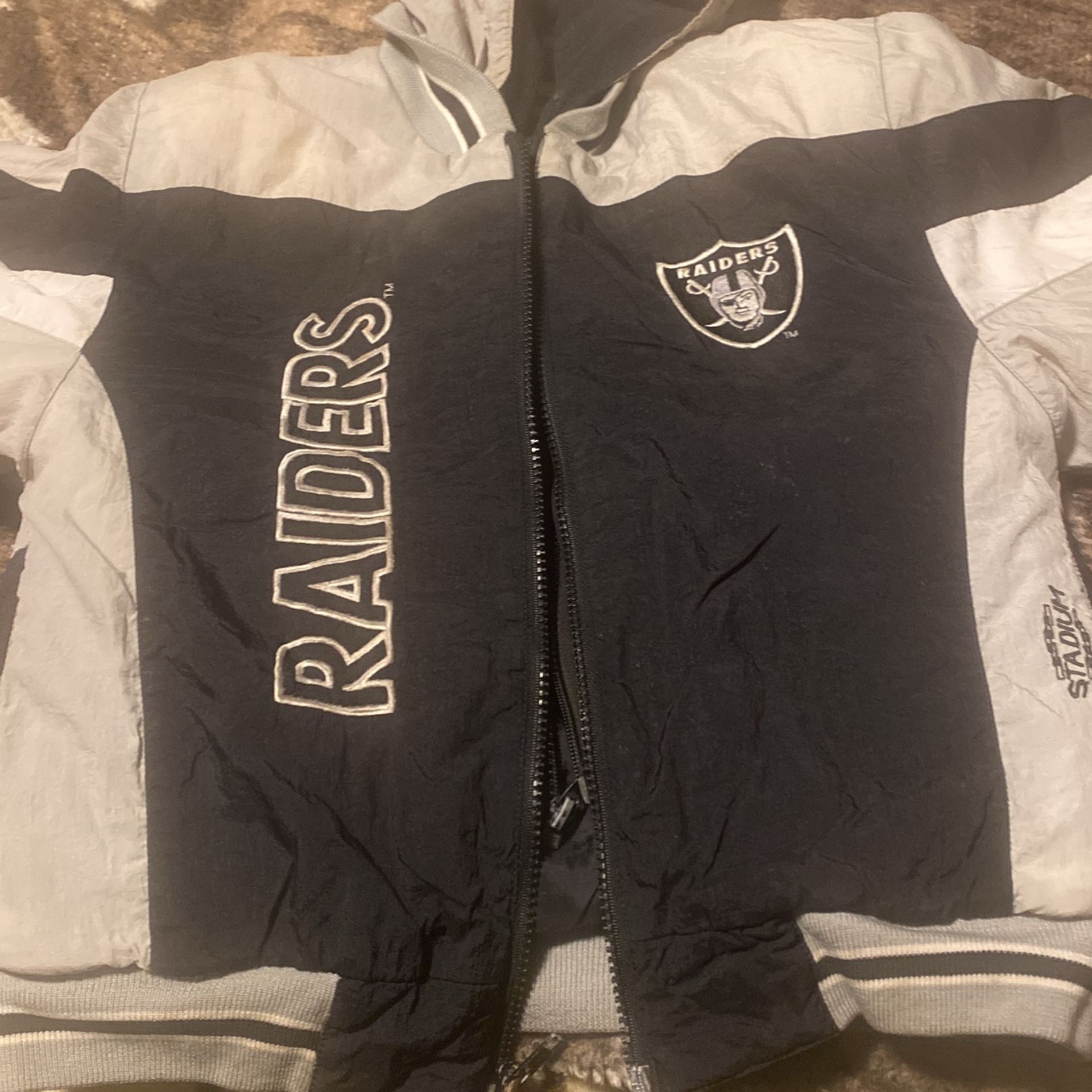 RAIDERS JACKET SIZE 7