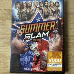 WWE SUMMERSLAM 2016 - 2 DVD BOX SET WCW NWO WWF SUMMER SLAM - BRAND NEW SEALED