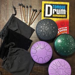 Family Set Of Alloy Steel Tongue Drum (4)