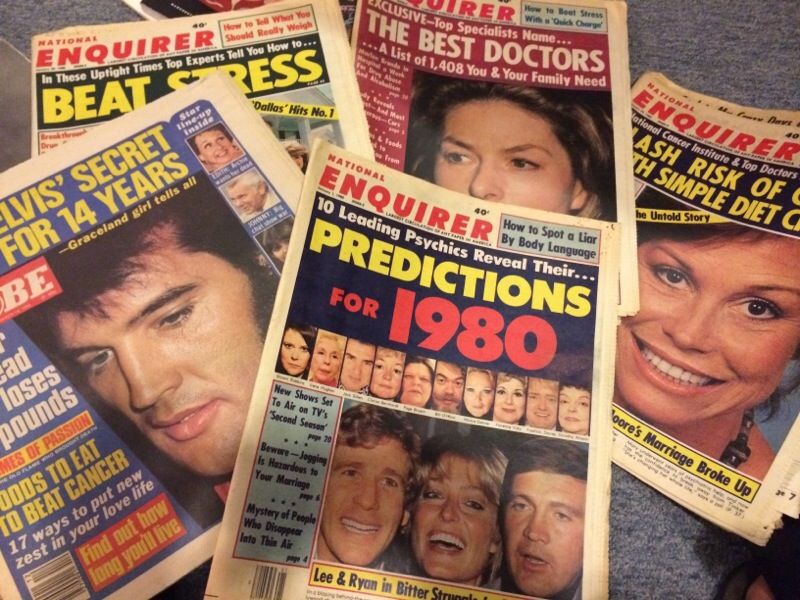 National enquirer gossip magazine