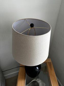 Table Lamp with Linen Shade