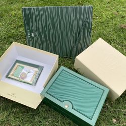 Rolex Watch Box With Card And Papers 