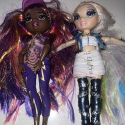 2 10.5” Dolls Rainbow Phaedra And Amaya Raine 