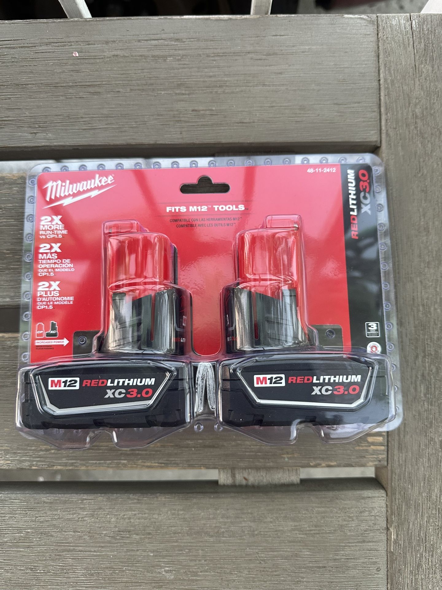 New M12 Milwaukee Xc3.0 Batteries