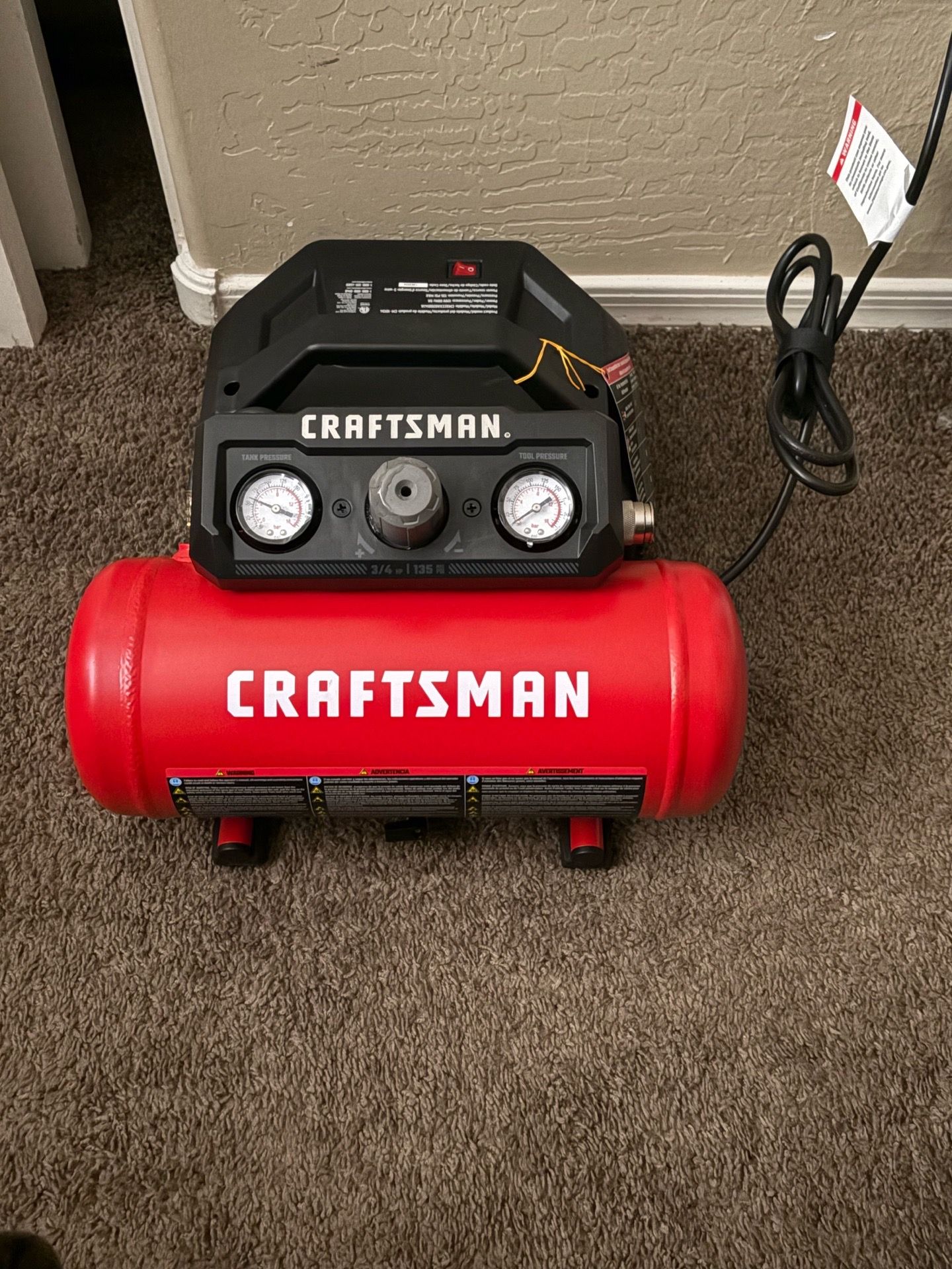 Craftsman 1.5 Gallon Hot Dog Compressor