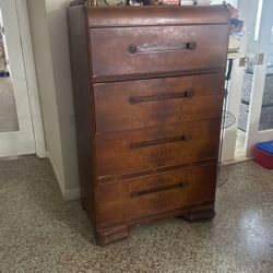 Antique Waterfall Style Dresser