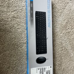 Wired Desktop mouse and keyboard