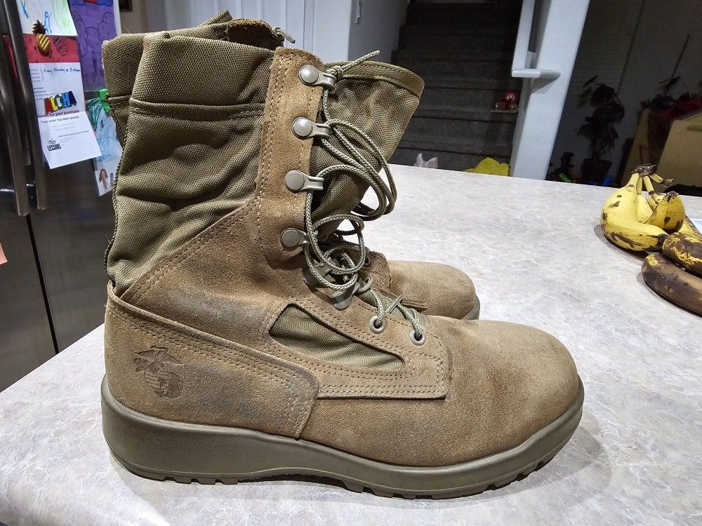 USMC Steel Toe Boots - Size 9
