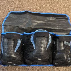 Adult Knee And Elbow Pads And Wrist Guards Set, Adjustable