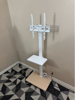 Mobile TV Stand with power outlet