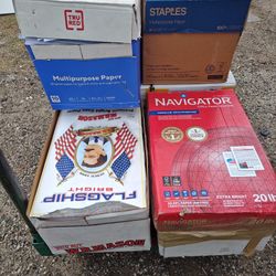 Multipurpose White Stock Paper, Printer Paper