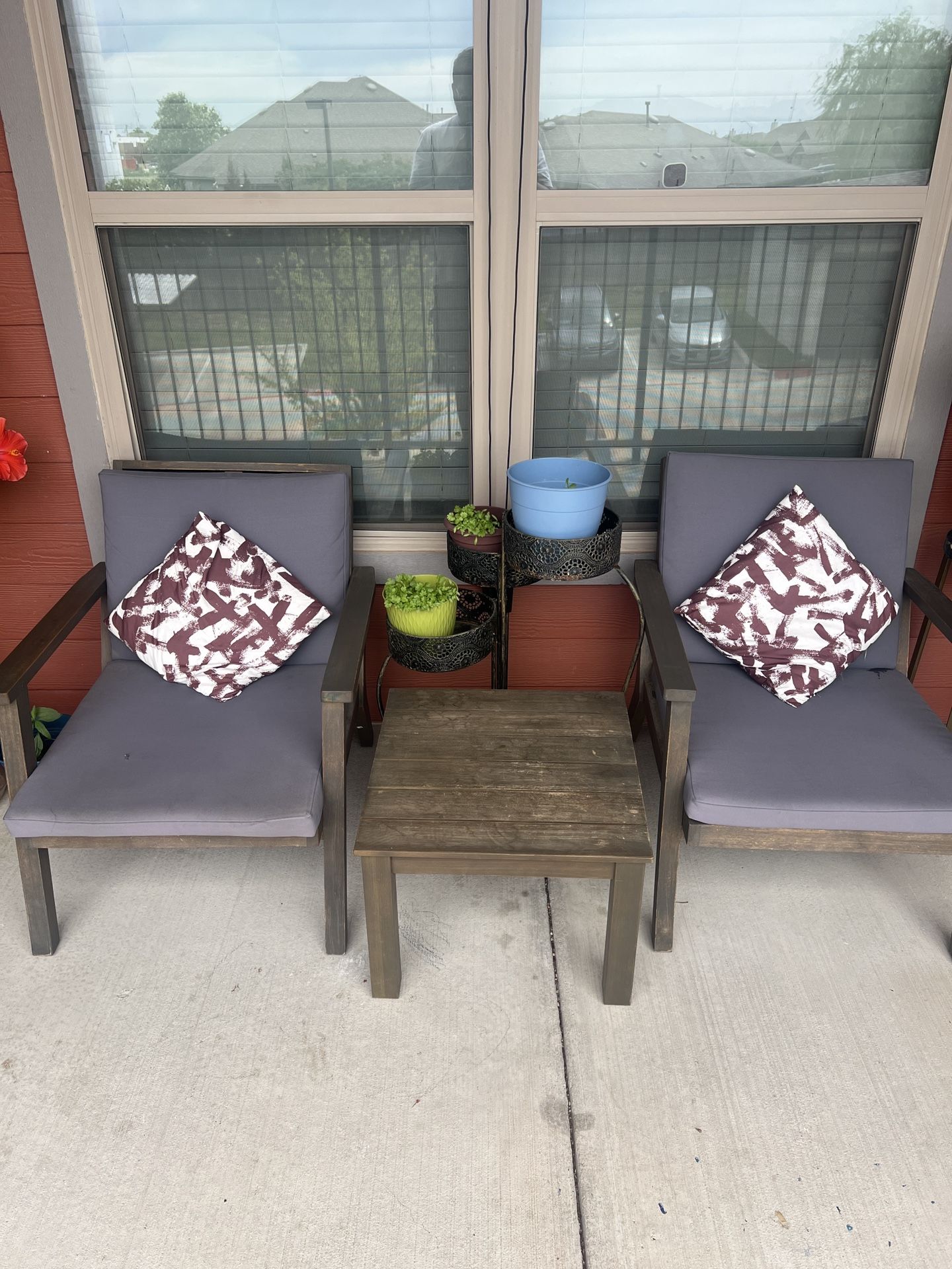 Patio Chairs and Table Set