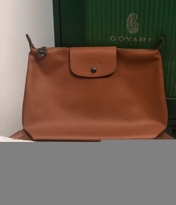 Longchamp hobo leather crossbody bag