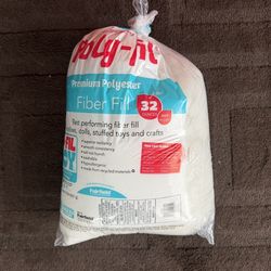 Poly-fil Premium Polyester Fiber Fill 32 oz for Crafts