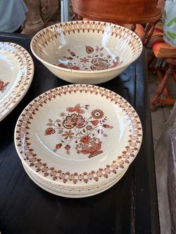 Staffordshire old granite Johnson Bros , made in England set Dinnerwareset