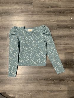 new floral kiss the stars long sleeve size L