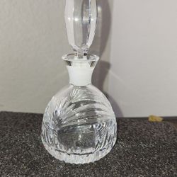 Waterford Marquis Calais Perfume Bottle with Stopper Cut Fan Design A+ EXCELLENT
