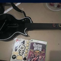 Xbox 360 Hero Guitar Game 