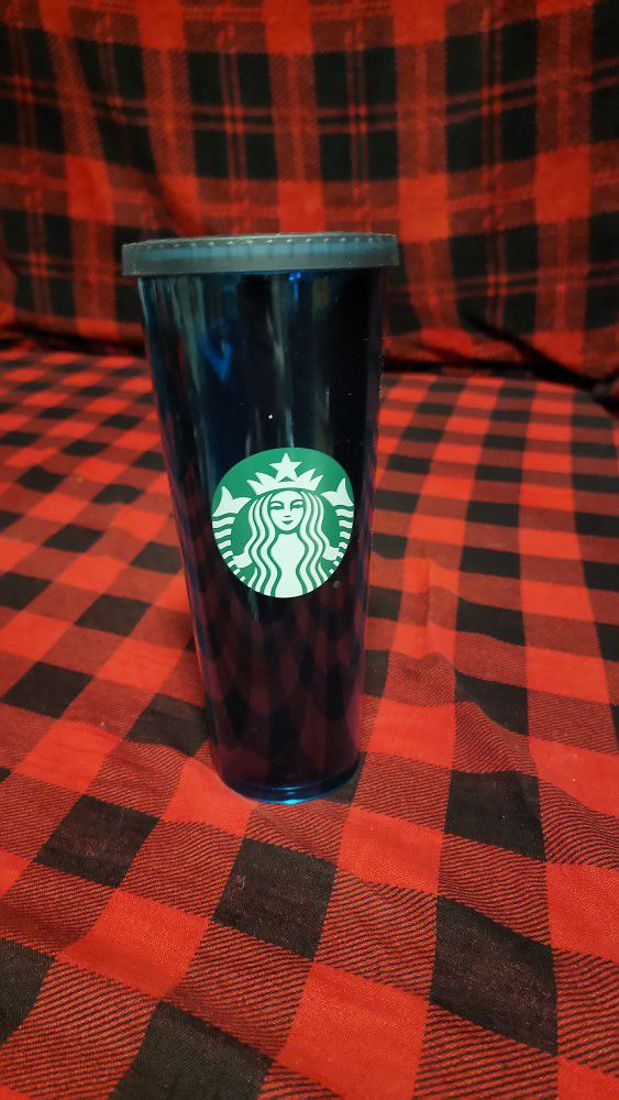 NEW 2022 Starbucks Green Black Marble Grande Tumbler 