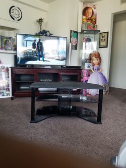 TV STAND FOR DVD PLAYER AND STEREO SYSTEM $20