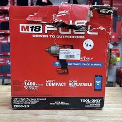 (ULN) Milwaukee M18 FUEL ONE KEY 18v Lithium-ion Brushless Cordless 1/2 In Impact Wrench W/ Friction Ring (tool Only)