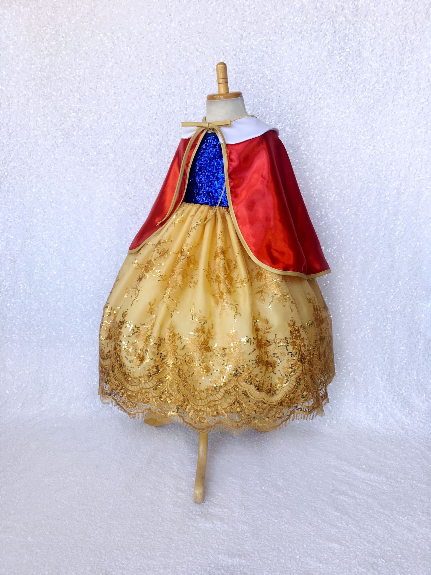 Blanca Nieves Girl Costume Disfraz Niña Snow White Size A M L XL 2 4 6 8 10 12
