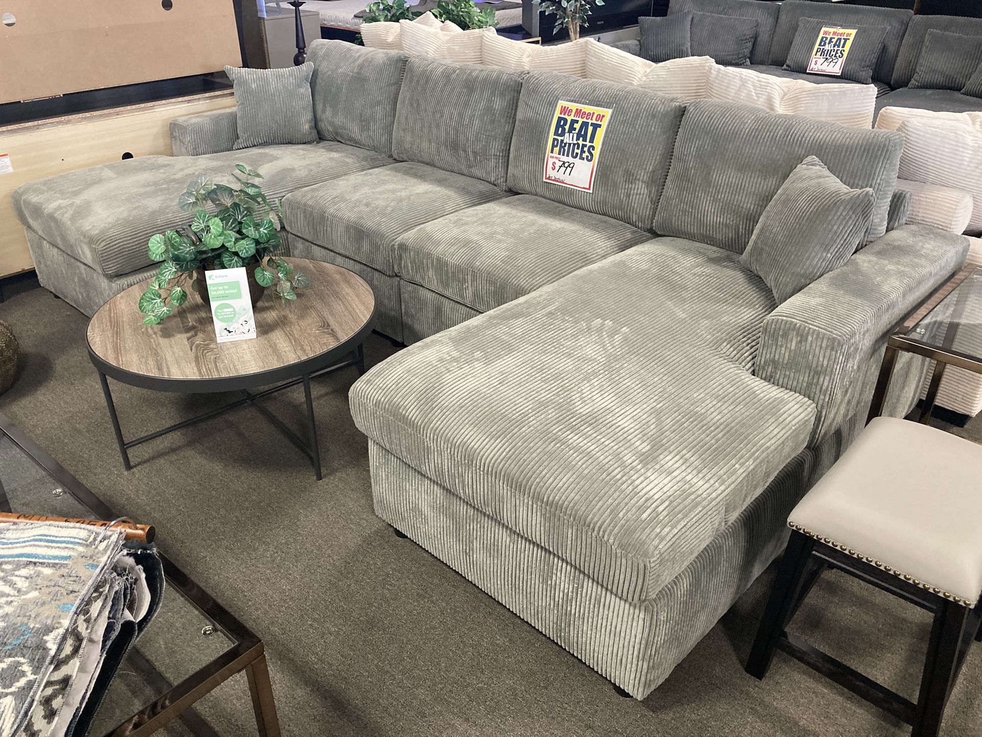 Gray Sectional! $699 🏠🩶