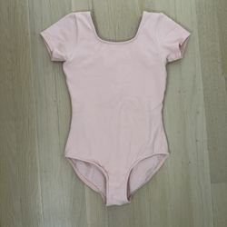 Kids pink Bloch ballet dance leotard size 6-7 years (ADI likes these)