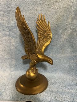 Mid Century Brass Eagle