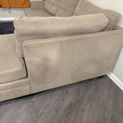 Beige Sectional 
