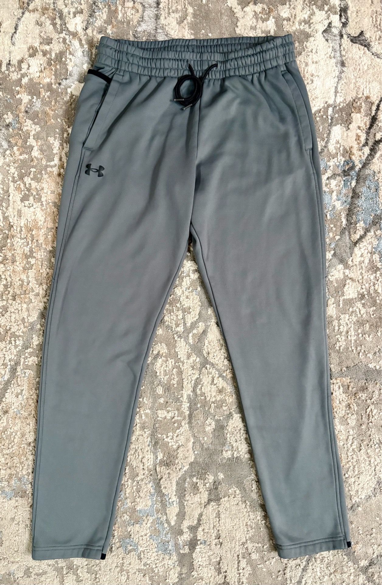 Under Armour Men’s Jogging Pants Gray & Black Size Large