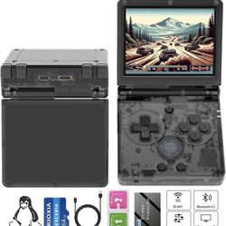 RG35XXSP Handheld Game Console RG35XX SP Clamshell Retro Game Console with 64G TF Card Preloaded