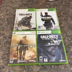 Xbox 360 Call To Duty 4 Games $25