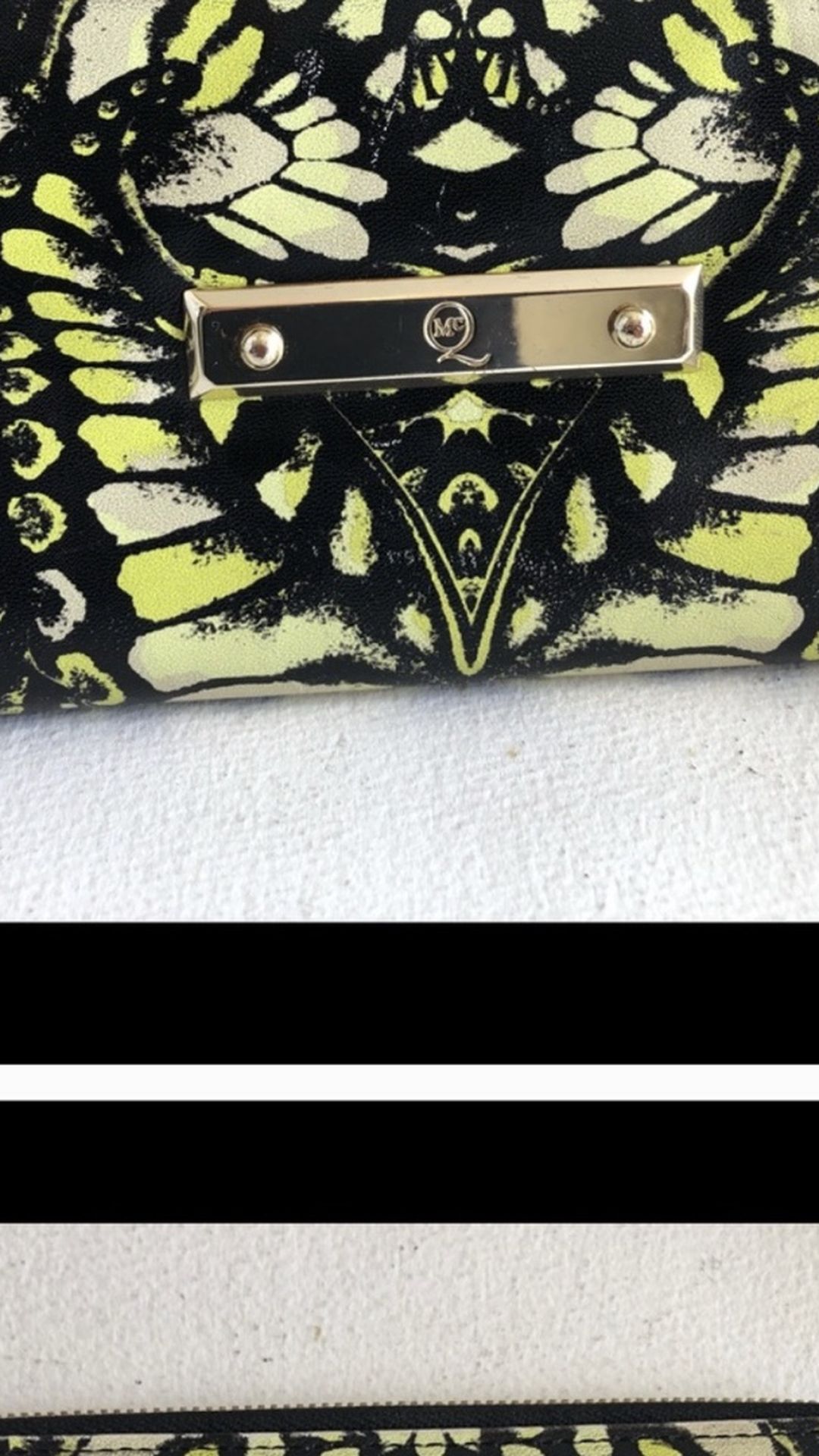 Authentic Alexander McQueen Butterfly Wallet
