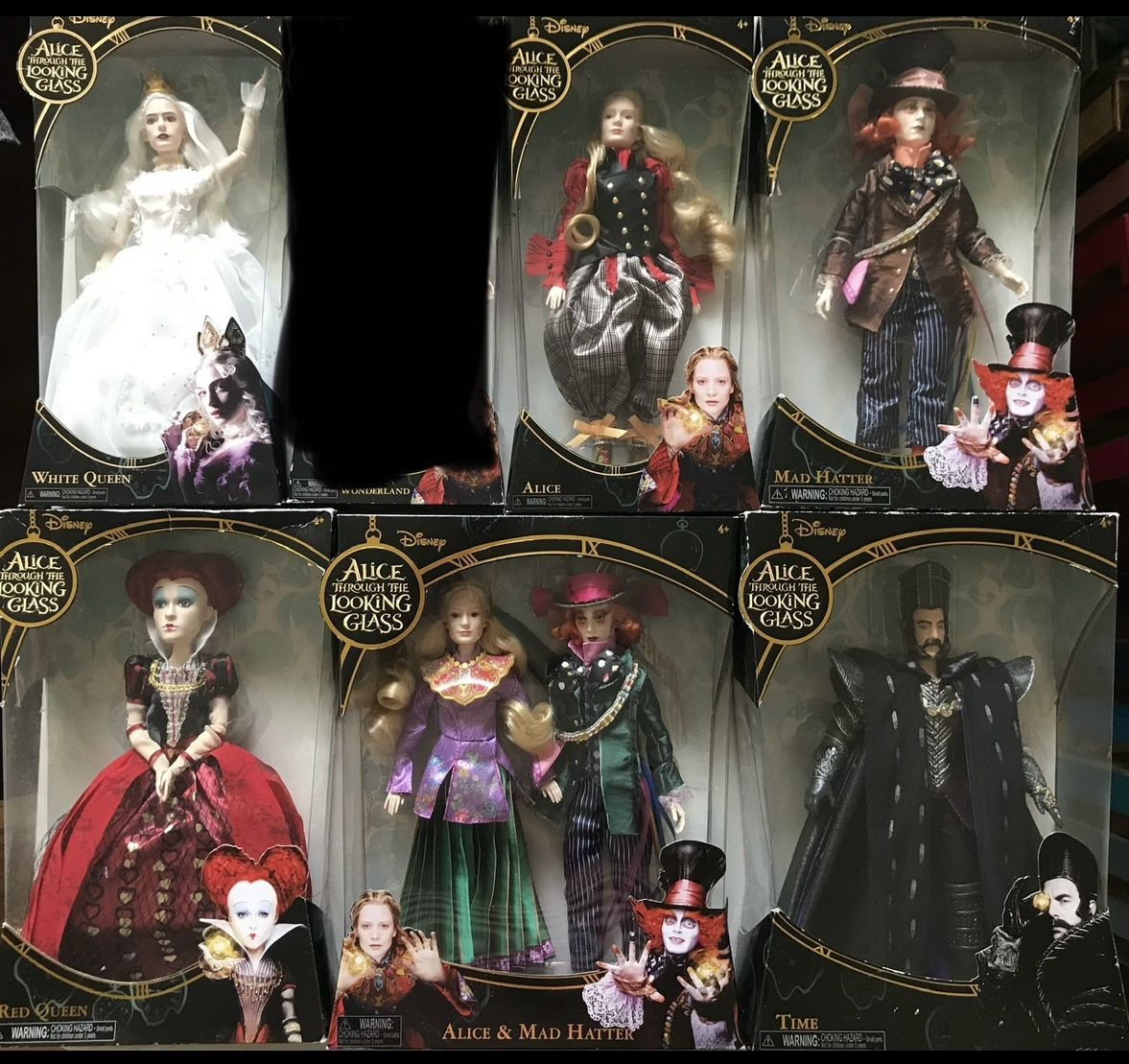 Disney Alice Through The Looking Glass Lot Of Dolls