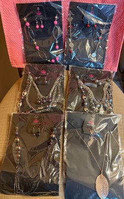 Necklace and earring sets (12 sets)