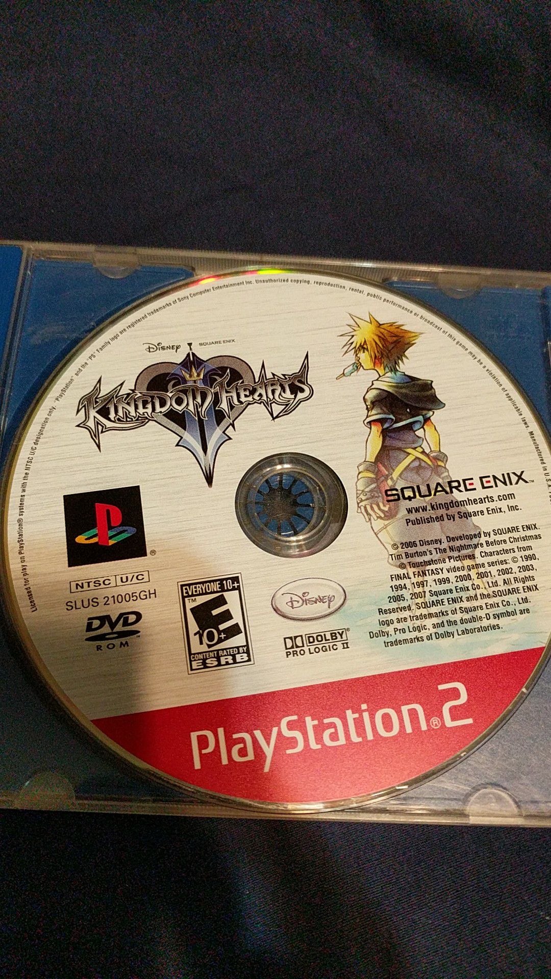 Sony PlayStation PS2 kingdom hearts