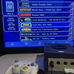 Nintendo GameCube With Lots Of Games Included 