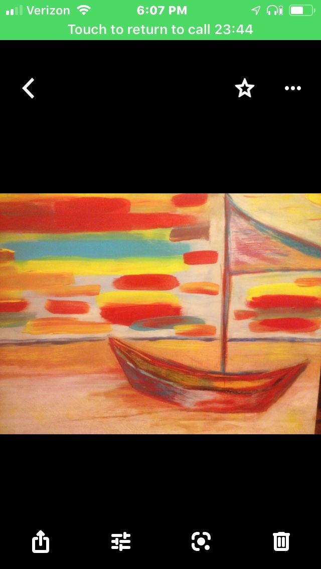 Painting of boat