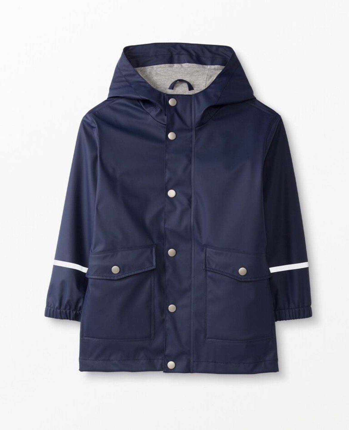 NEW Hanna Andersson waterproof rubber hooded Raincoat