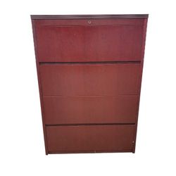 FOUR DRAWER LATERAL FILE CABINET $200 (GOOD CONDITION)