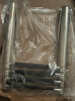 New 4-Step Telescopic Boat Ladder