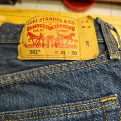 Levis 501, 31 X 30