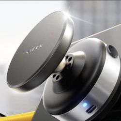  Phone Mount, Content Creator Vlogging Portable Super Stable Electric Vacuum Magnetic Phone Holder, 360 Adjustable Travel Multi-Scene Tik